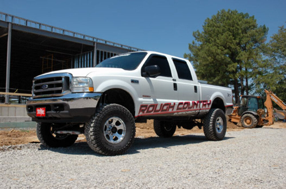 Fits Ford F-250/F-350 SD 4WD (1999) 4" Lift Kit; Rear Blocks; M1; 49440