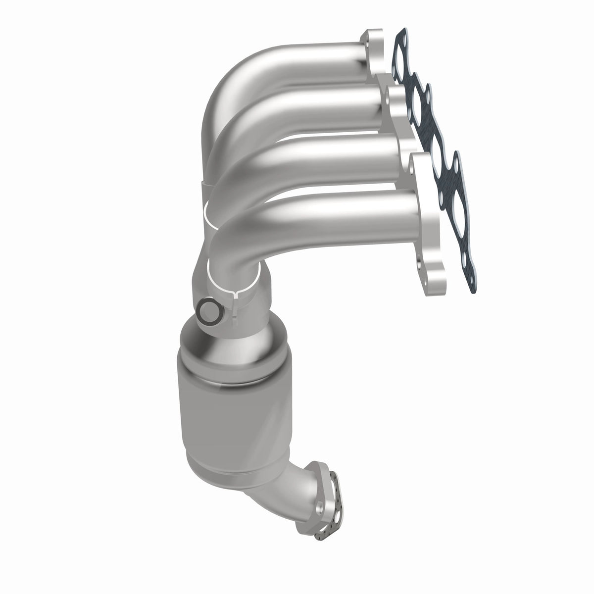 Catalytic Converter with Integrated Exhaust Manifold for HM Grade Federal / EPA Compliant Direct-Fit Manifold Catalytic