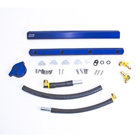 Fits 1986-1993 Mustang 5.0 High Flow Cnc Billet Aluminum Fuel Rail Kit-5010