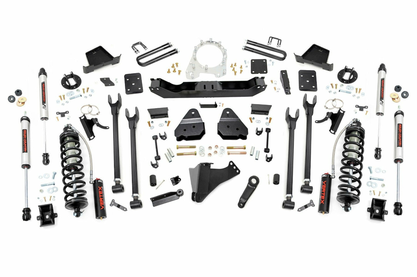 Fits Ford F-250/F-350 SD (17-22) 6" Lift Kit; Diesel; 4-Link; C/O V2; 50756