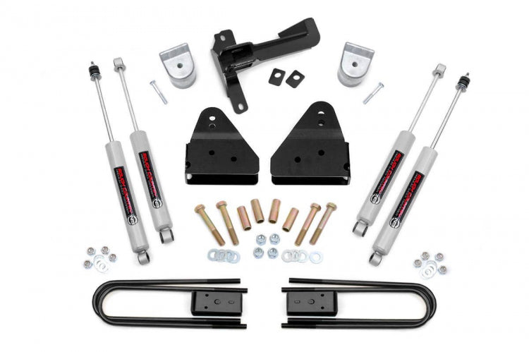 Fits Ford F-250/F-350 SD 4WD (2005-2007) 3" Lift Kit; FR Spacer; 509.2