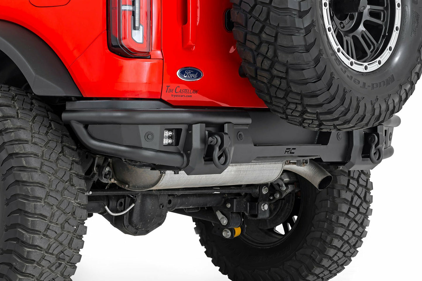 Fits Ford Bronco 4WD (2021-2024) Rear Bumper; Tubular; 51210