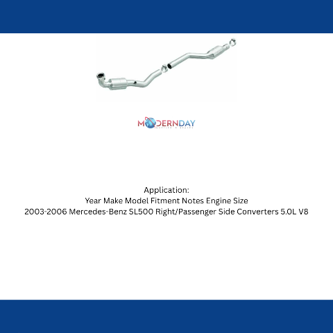 03-06 Mercedes SL500 5L Passenger Side Direct-Fit Catalytic Converter 51419 Magnaflow