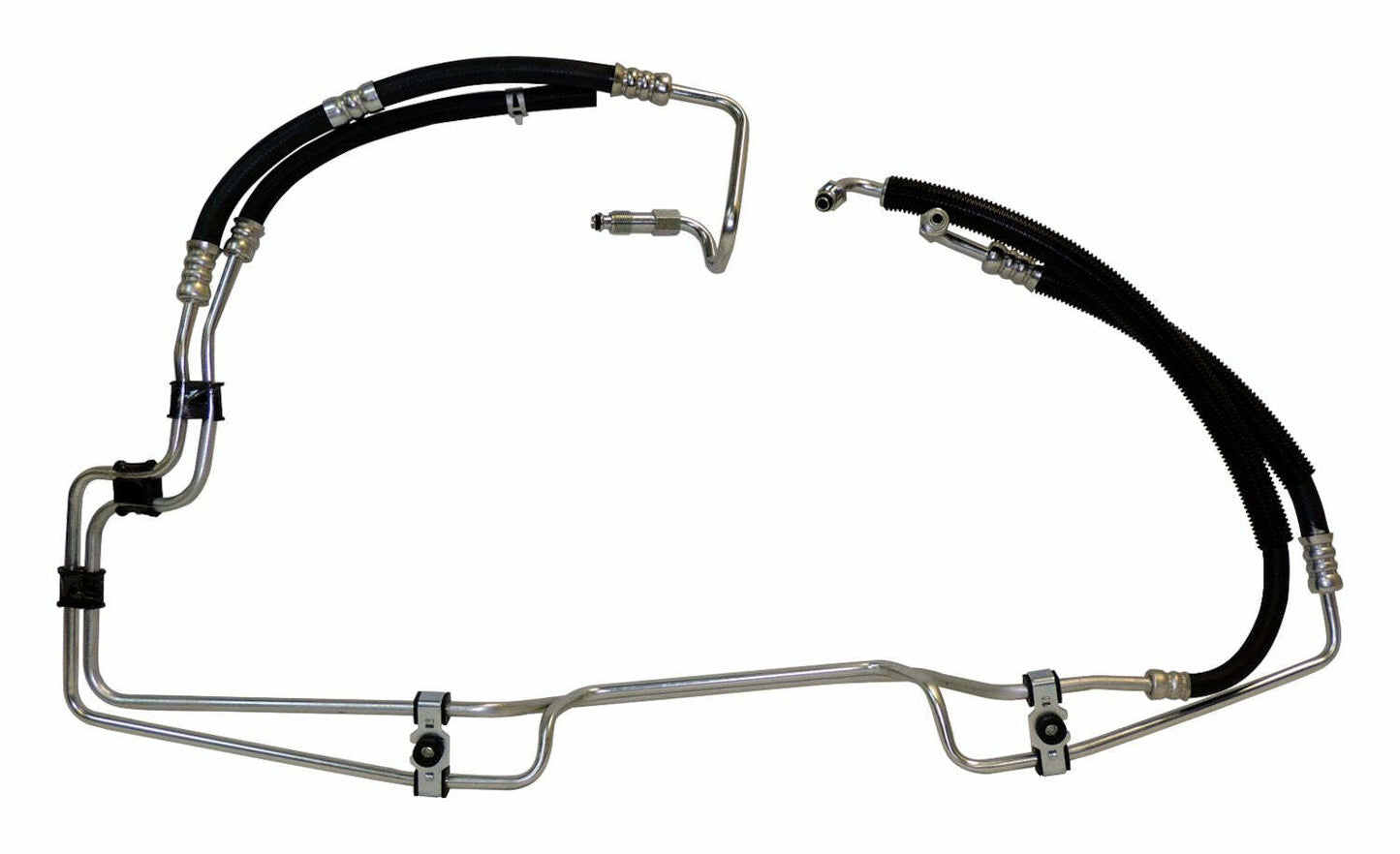 Crown Automotive - Metal Black Power Steering Hose Set - 52088620AF