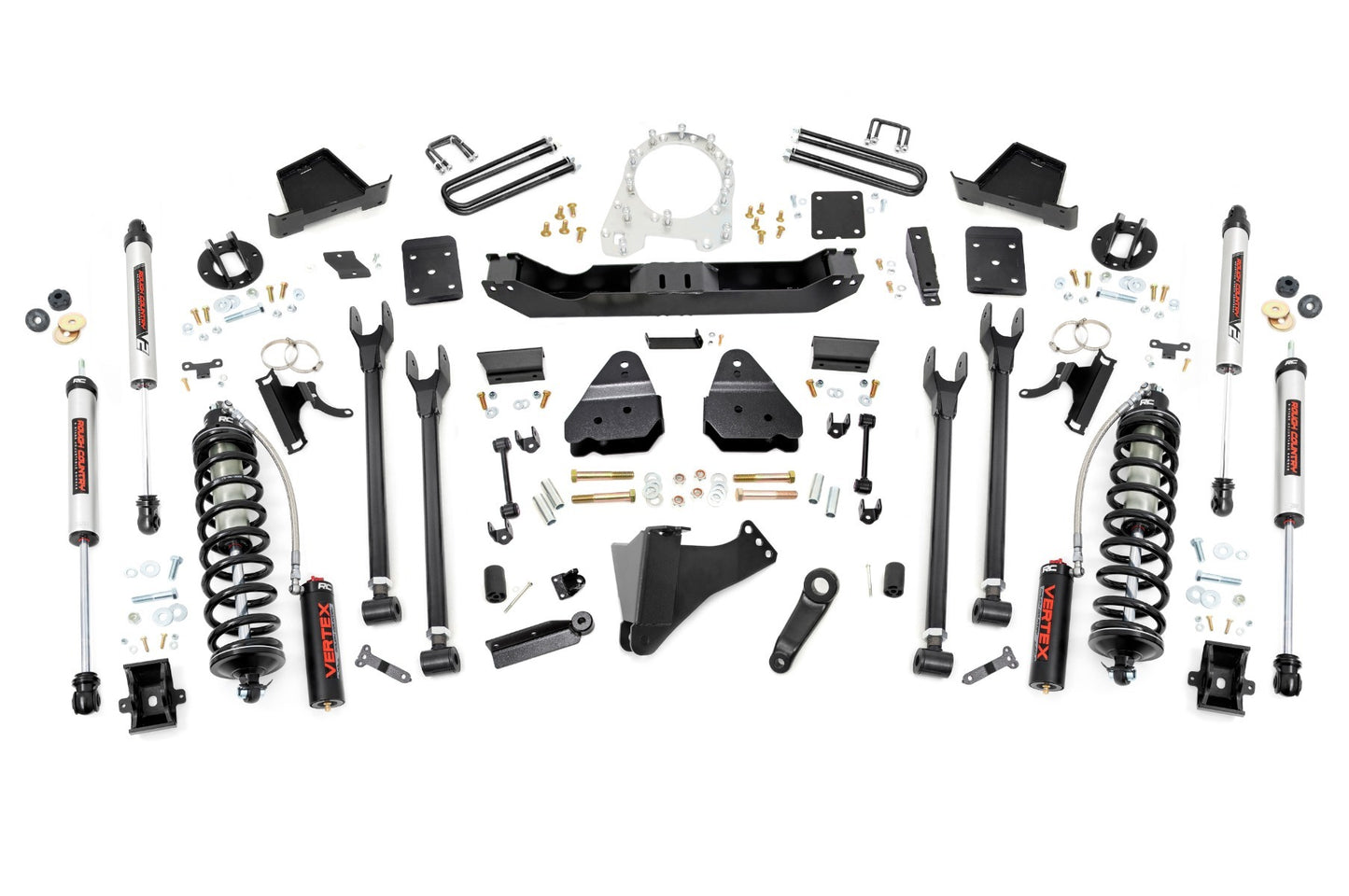 Fits Ford F-250/F-350 SD (17-22) 6" Lift Kit; 4-Link; No OVLD; C/O V2; 52656