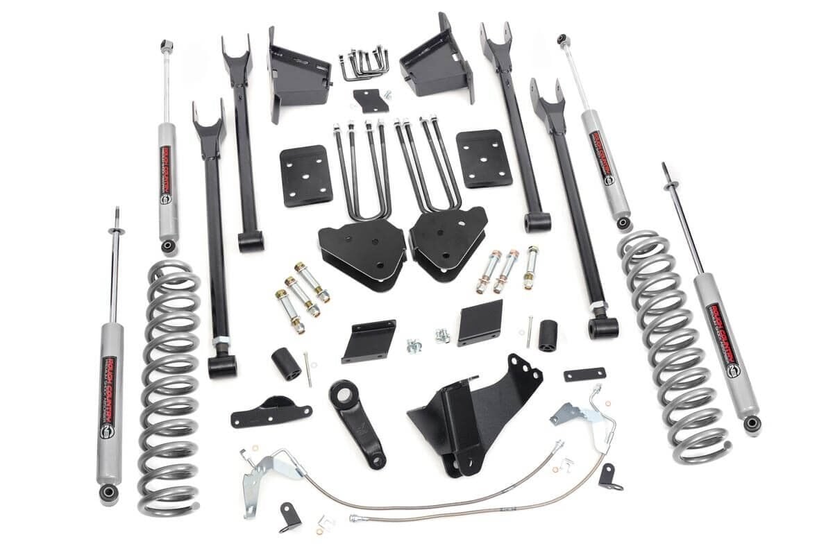 2015-2016 Ford F-250 Super Duty 6 Inch Lift Kit -4-Link - No OVLD - Ford F-250 Super Duty 4WD (2015-2016) - 527.2