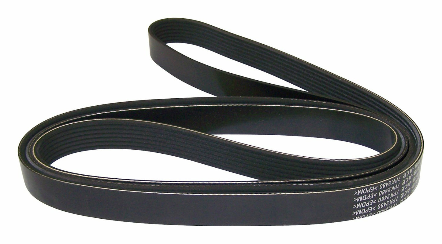 Crown Automotive - Rubber Black Accessory Drive Belt - 53010277