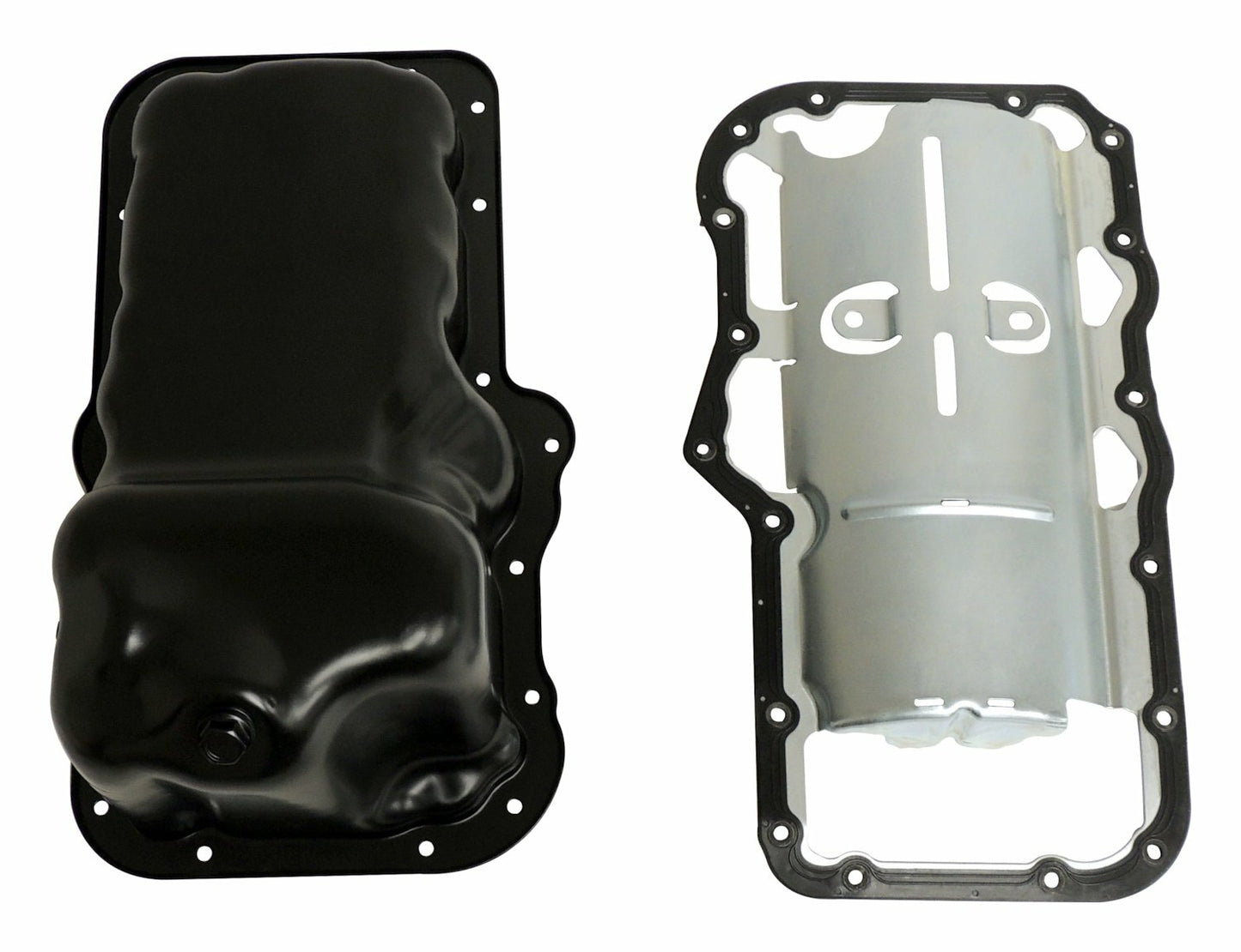 Crown Automotive - Steel Black Engine Oil Pan Kit - 53021779K