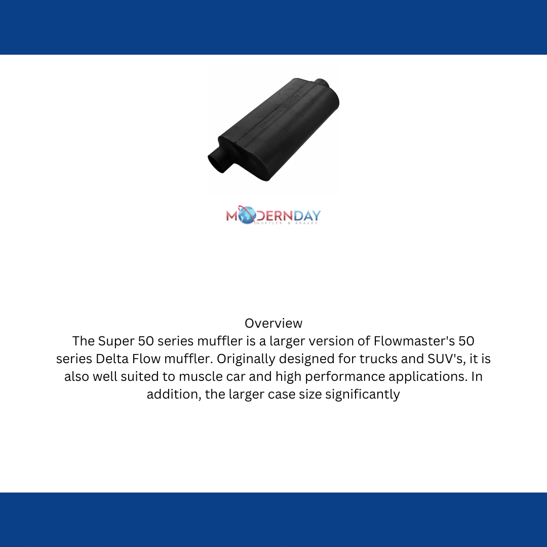 Flowmaster Super 50 Series Chambered Muffler 53056