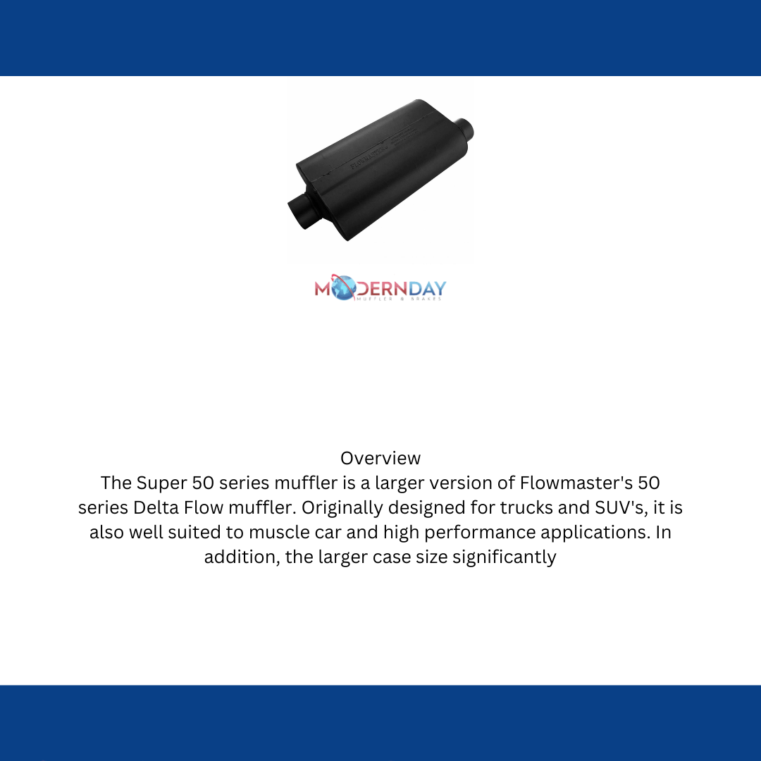 Flowmaster Super 50 Series Chambered Muffler 53057