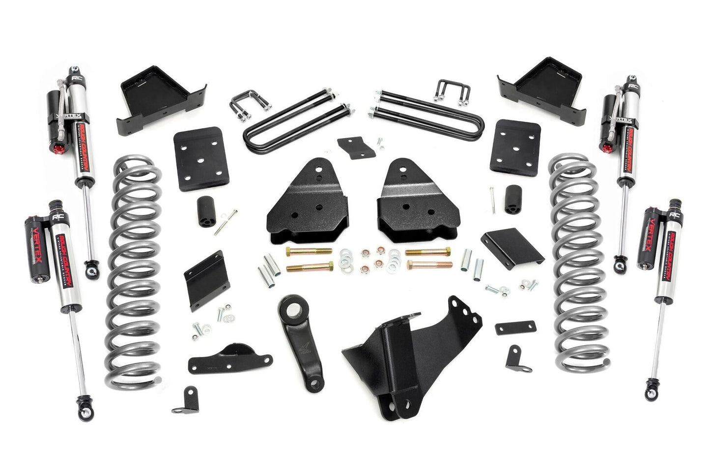 Fits Ford F-250 SD 4WD (2015-2016) 4.5" Lift Kit; No OVLD; Vertex; 53450