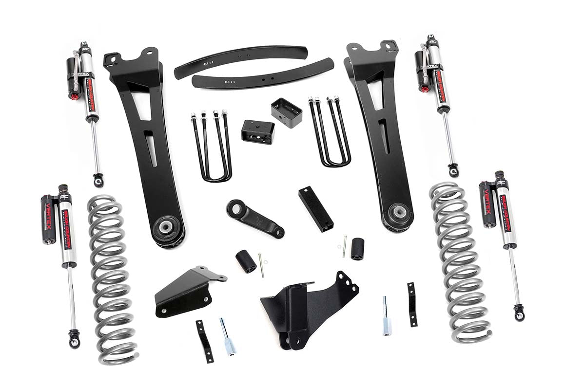 Fits Ford F-250/F-350 SD (05-07) 6" Lift Kit; Diesel; Radius Arm; Vertex; 53650