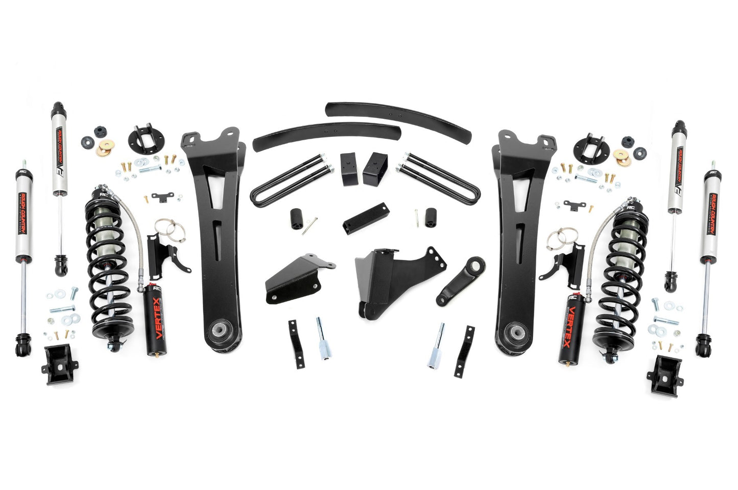Fits Ford F-250/F-350 SD (05-07) 6" Lift Kit; Diesel; Radius Arm; C/O V2; 53658