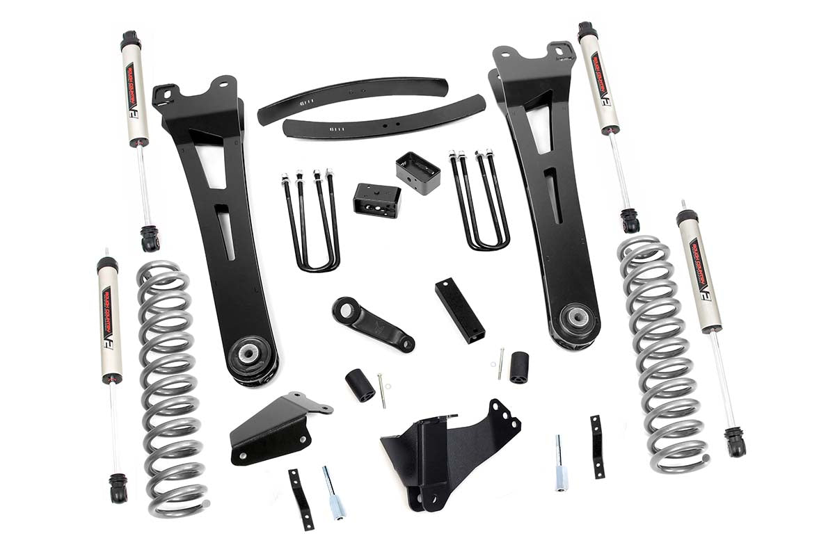 Fits Ford F-250/F-350 SD (05-07) 6" Lift Kit; Diesel; Radius Arm; V2; 53670