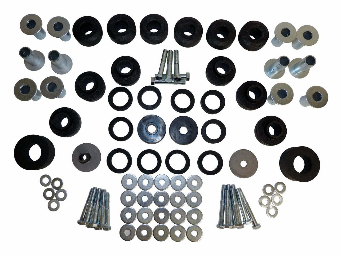 Crown 5462446MK Body Mount Master Kit for 1979-86 CJ-5 CJ-7 & CJ-8 w/ Steel Body