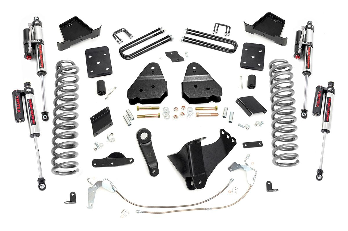 Fits Ford F-250 SD 4WD (15-16) 6" Lift Kit; Diesel; OVLD; Vertex; 54850