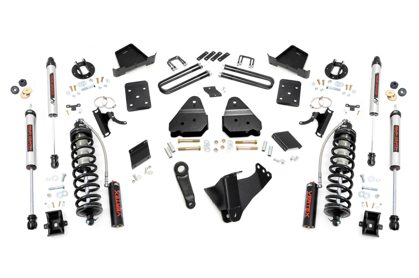 Fits Ford F-250 Super Duty (15-16) 6 Inch Lift Kit; Gas; OVLD; C/O V2; 54958