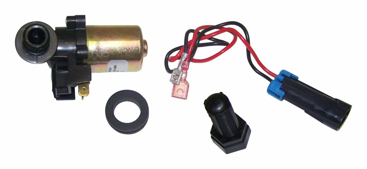 Crown Automotive - Metal Black Windshield Washer Pump - 55154613