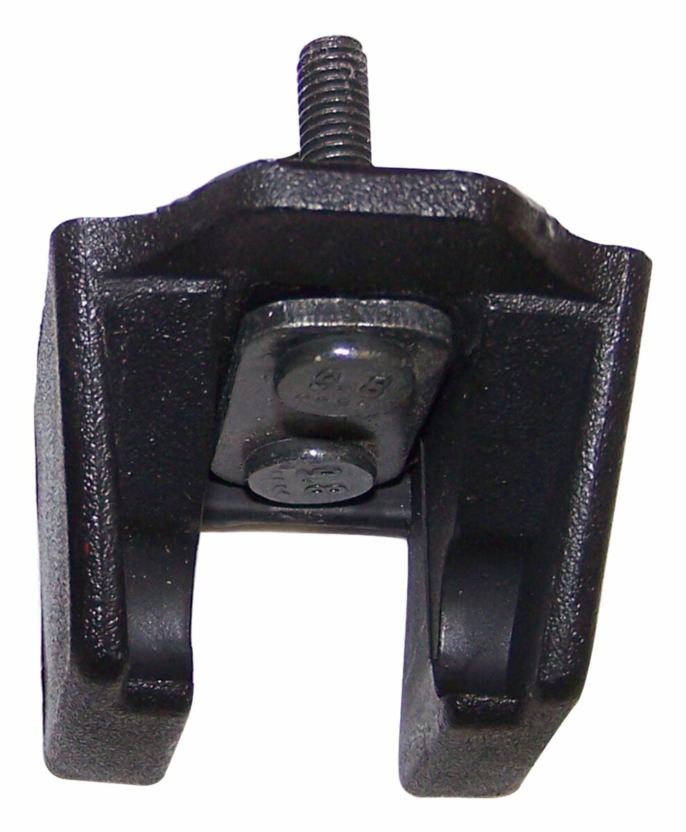 Crown Automotive - Steel Black Hood Catch Bracket - 55176428AC