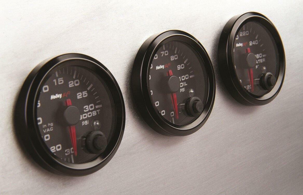 Holley EFI Vacuum/Boost Gauge - 553-130