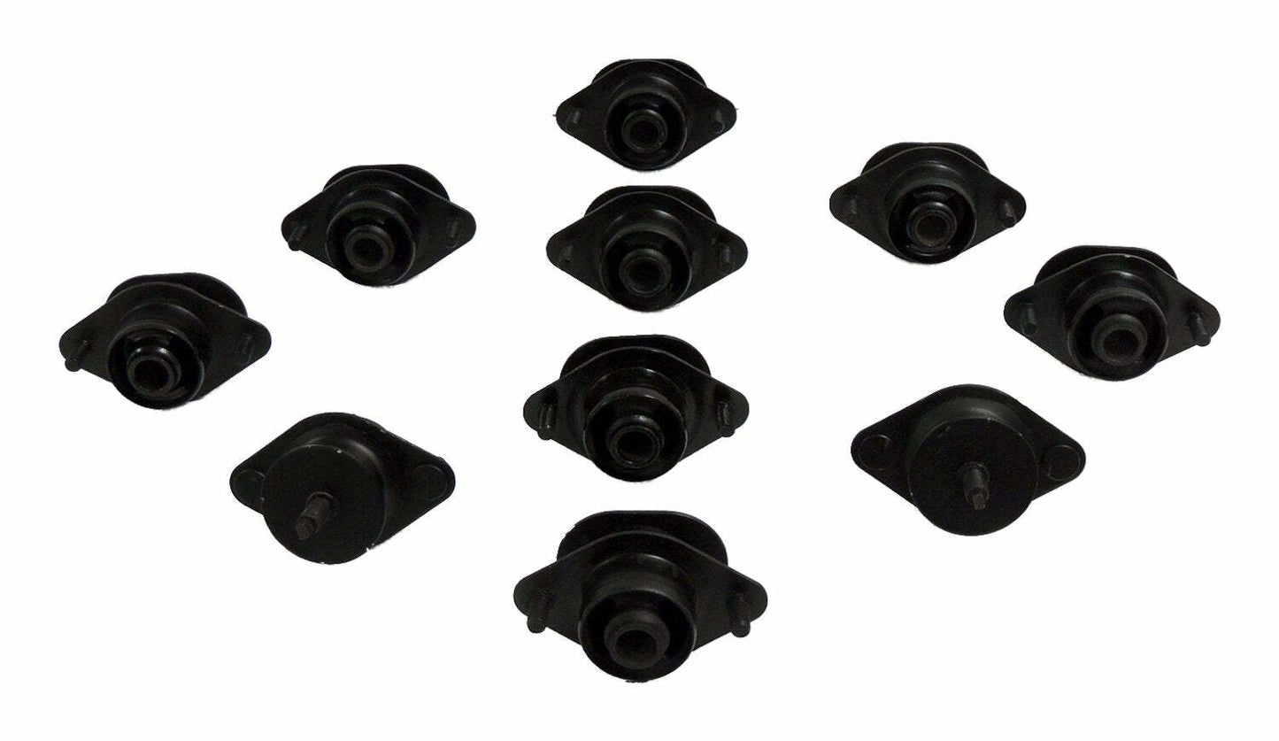 Crown Automotive - Steel Black Body Mount Kit - 55366676K2