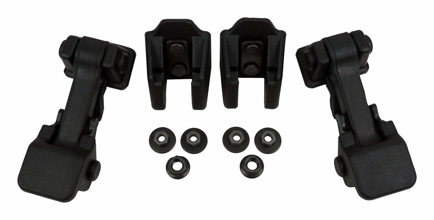 Crown Automotive - Plastic Black Hood Catch Kit - 55395653K2