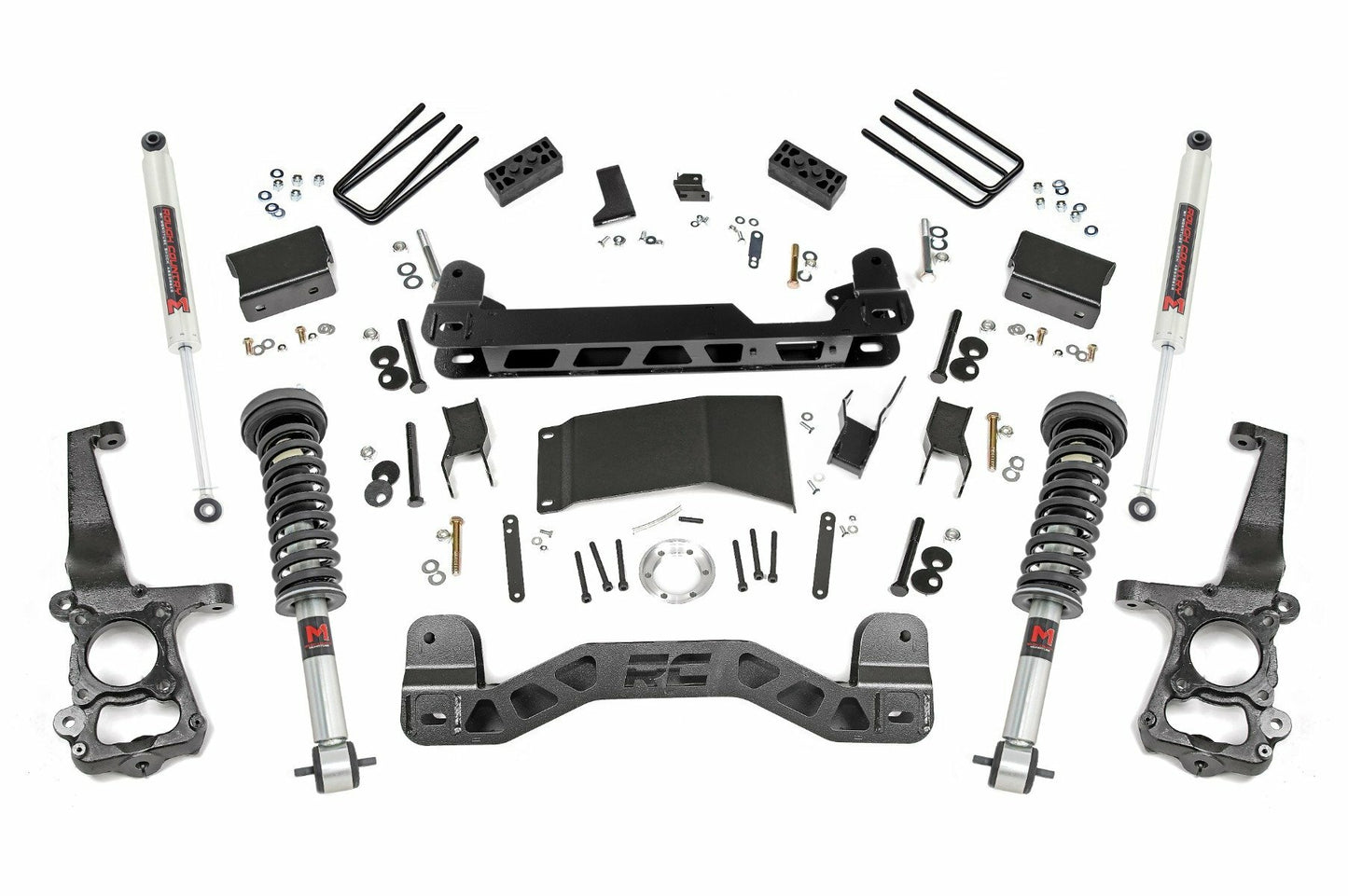 Fits Ford F-150 4WD (2015-2020) 4 Inch Lift Kit; M1 Struts/M1; 55540