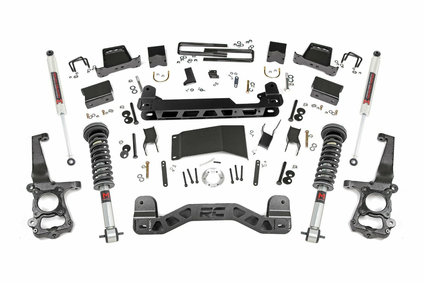 Fits Ford F-150 4WD (2015-2020) 6 Inch Lift Kit; M1 Struts/M1; 55740