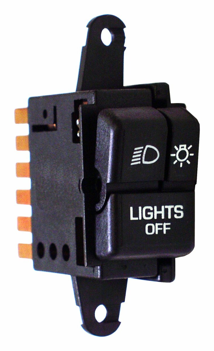 Crown Automotive - Metal Black Headlight Switch - 56003119