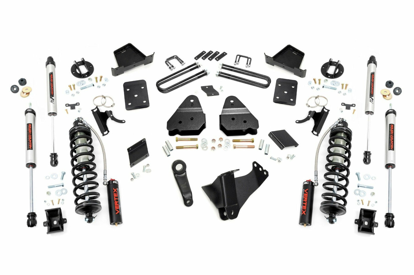Fits Ford F-250 Super Duty 4WD (2011-2014) 4.5" Lift Kit; OVLD; C/O V2; 56358