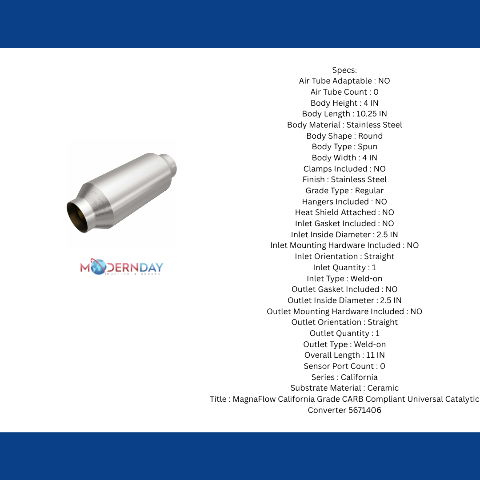 2013-2016 Ford Fusion CARB Compliant Catalytic Converter 5671406 Magnaflow
