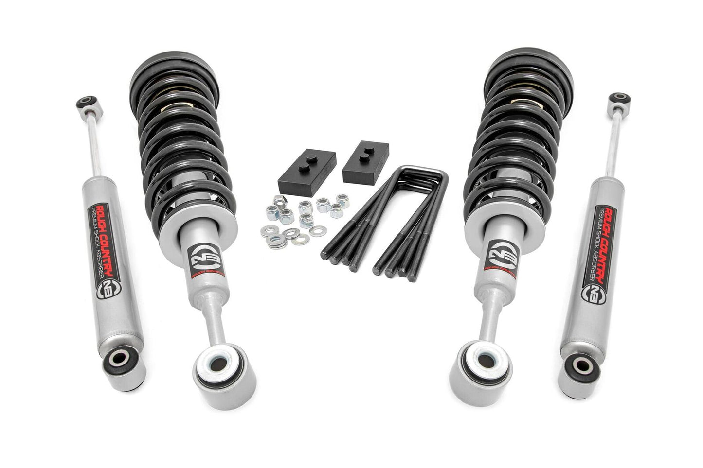 Fits Ford F-150 4WD (2004-2008) 2.5 Inch Lift Kit; N3 Struts/N3; 57031
