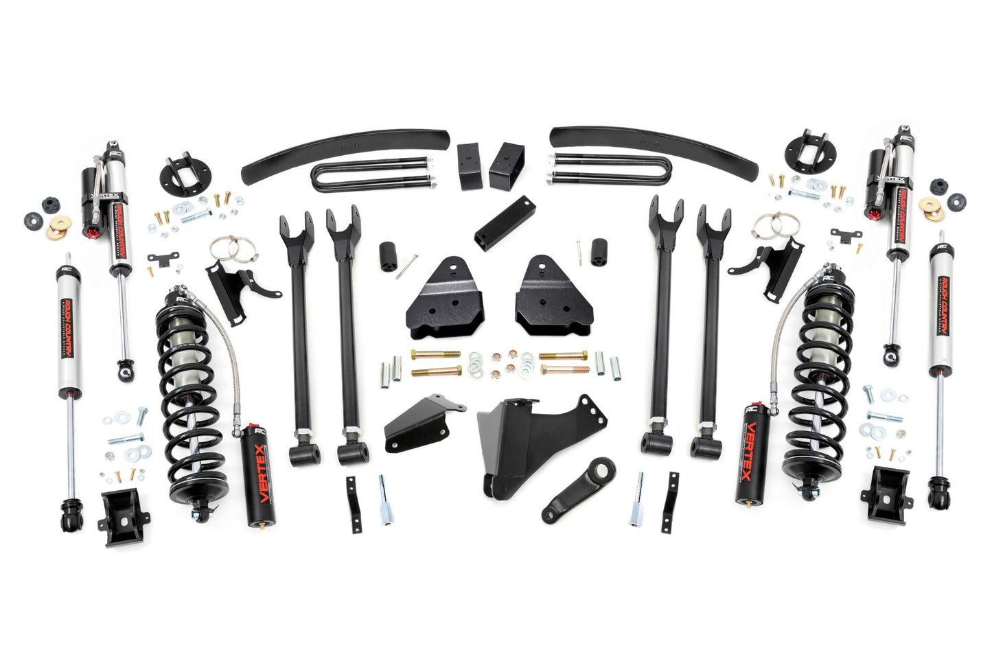 Fits Ford F-250 SD (05-07) 6" Lift Kit Diesel 4 Link OVLDS C/O Vertex 58059