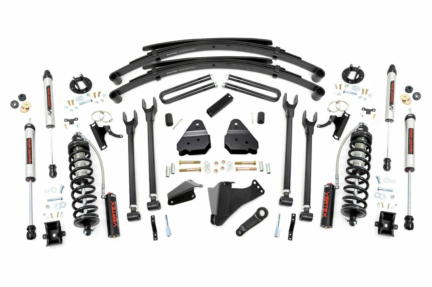 Fits Ford F-250 SD (05-07) 6" Lift Kit Diesel 4 Link RR Spring C/O V2 58258