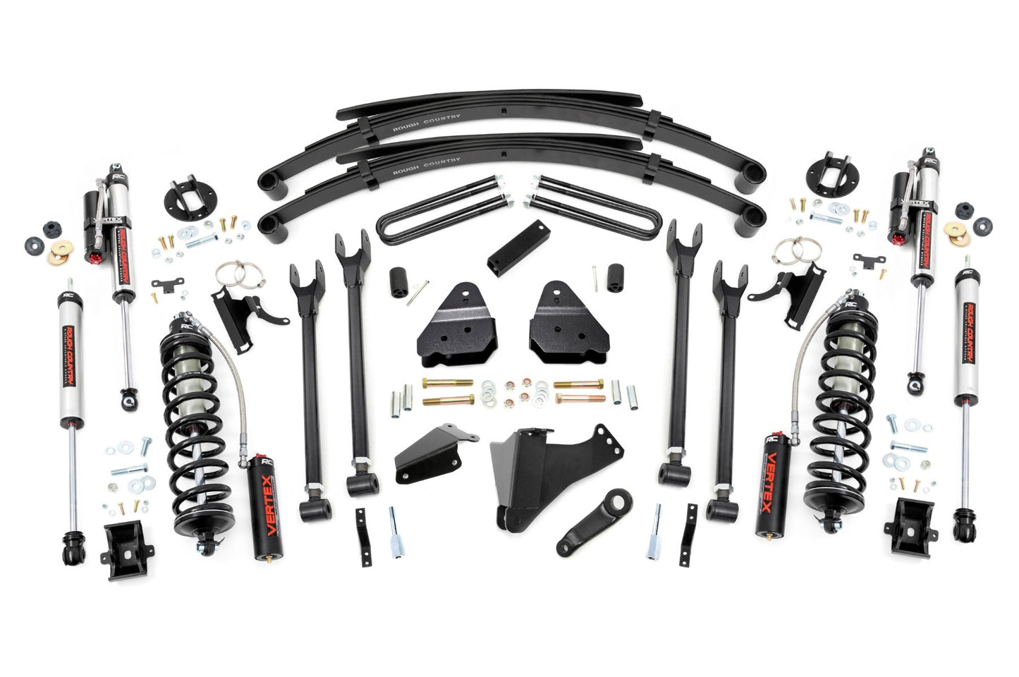 Fits Ford F-250 SD (05-07) 6" Lift Kit Gas 4 Link RR Spring C/O Vertex 58359