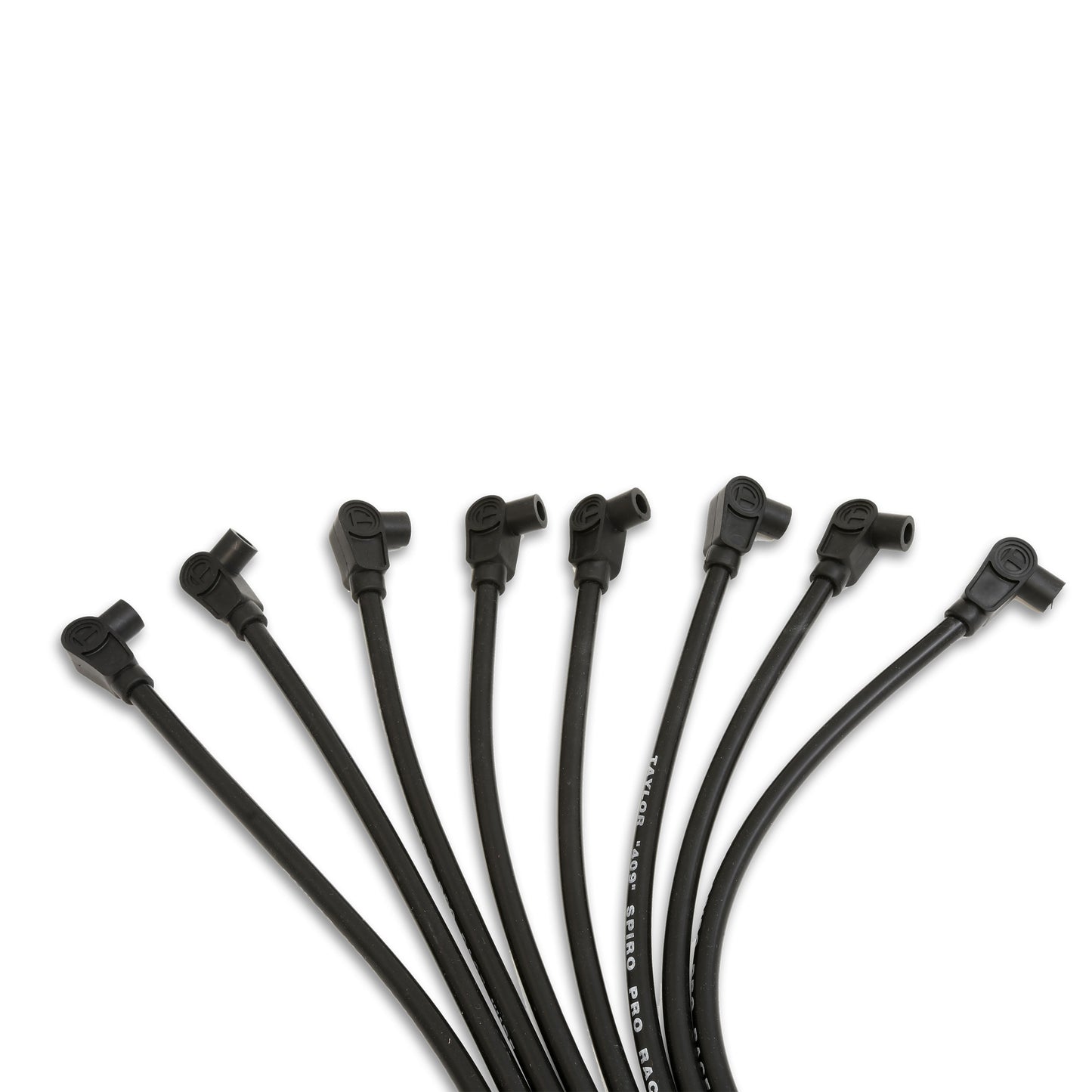 Spark Plug Wire Set Universal 10.4mm Silicone Spiro Pro 409 409 90? Black 79051