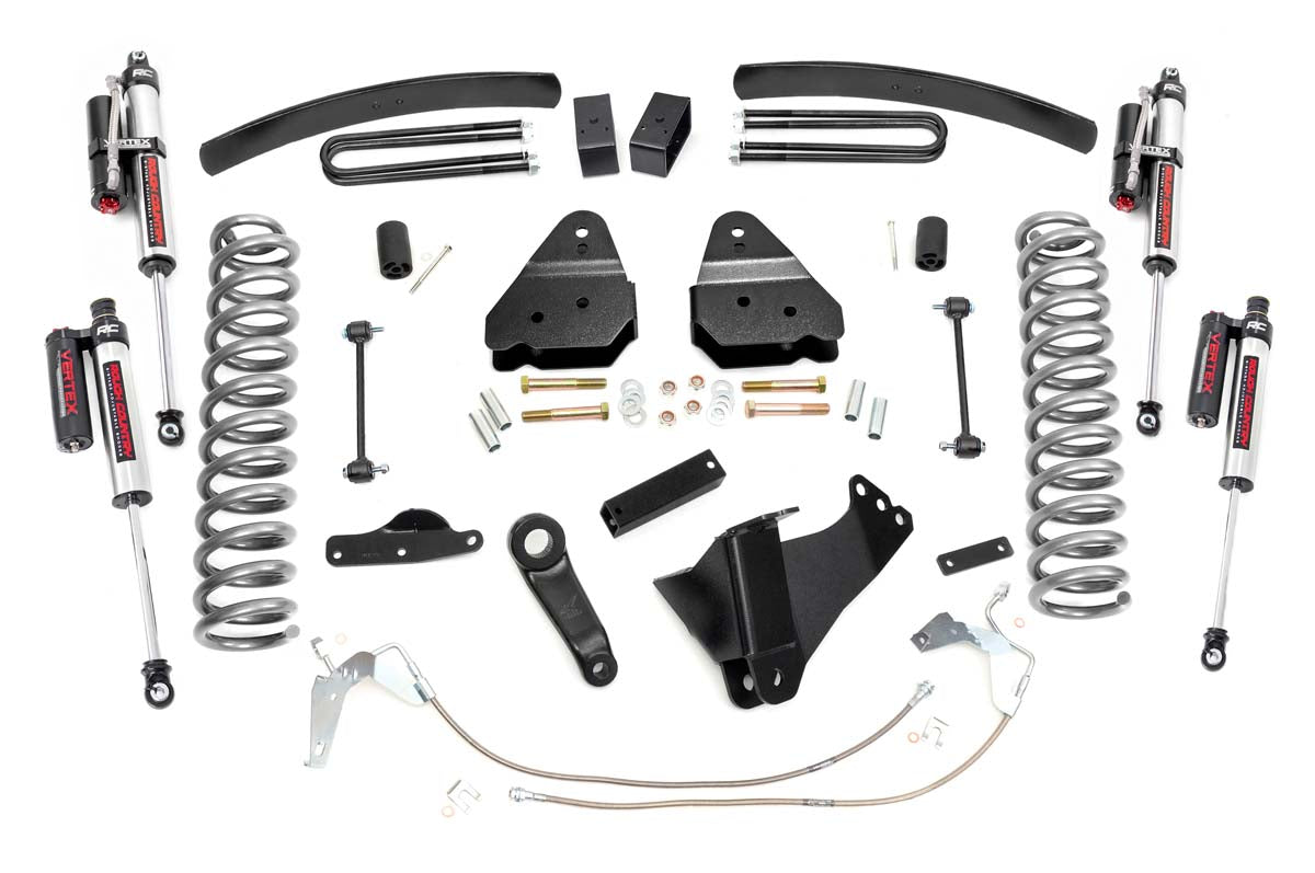 Fits Ford F-250/F-350 SD 4WD (08-10) 6" Lift Kit; Diesel; Vertex; 59450