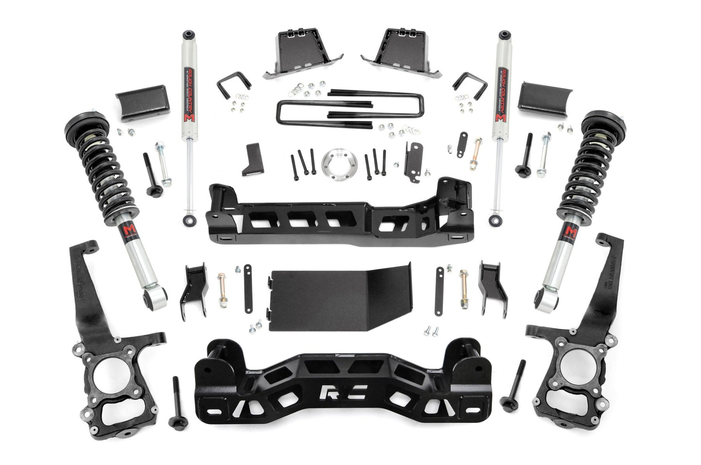 Fits Ford F-150 4WD (2009-2010) 6 Inch Lift Kit; M1 Struts/M1; 59840