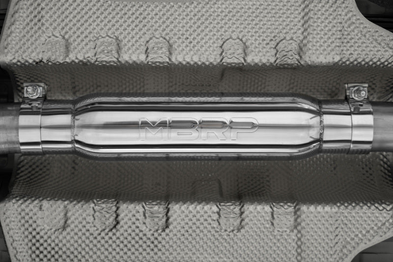 Fits 2023-2024 Honda Civic 3" Cat Back, Triple Rear Exit, T304, CF Tips-S49023CF