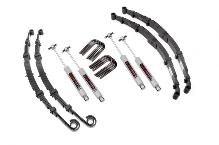 Fits Jeep CJ 4WD (1955-1968) 2.5 Inch Lift Kit; 60030