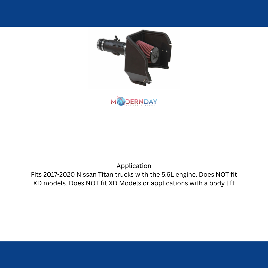 2017-2020 Nissan Titan Performance Air Intake Flowmaster Delta Force 615198