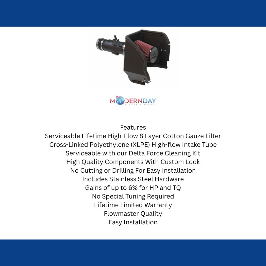 2017-2020 Nissan Titan Performance Air Intake Flowmaster Delta Force 615198