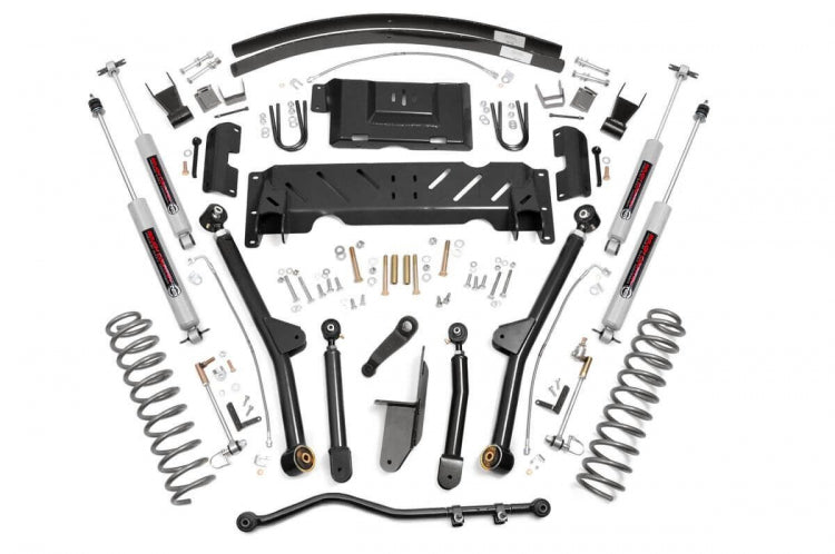 Fits Jeep Cherokee XJ 4WD (84-01) 4.5" Lift Kit Long Arm RR Leafs NP242 61722