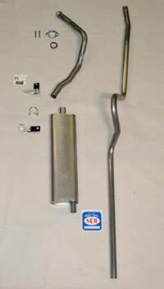 Fits 1955 Chevrolet Full Size Hardtop 6 cyl. Exhaust System 63000