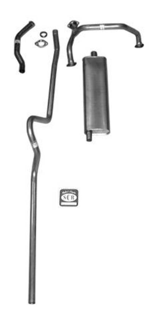 Fits 1955 Chevrolet Full Size Non-Convertible 8 cyl. Single Exhaust System 63003