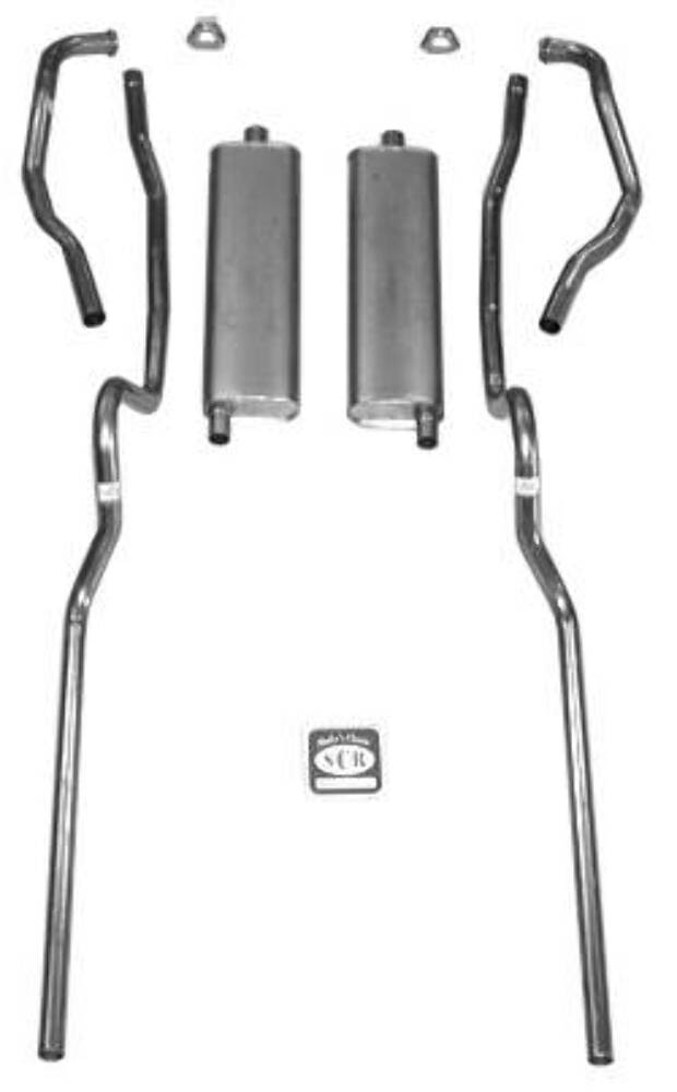 Fits 1955 Chevrolet Full Size 8 cyl. with Dual Exhaust System 63048
