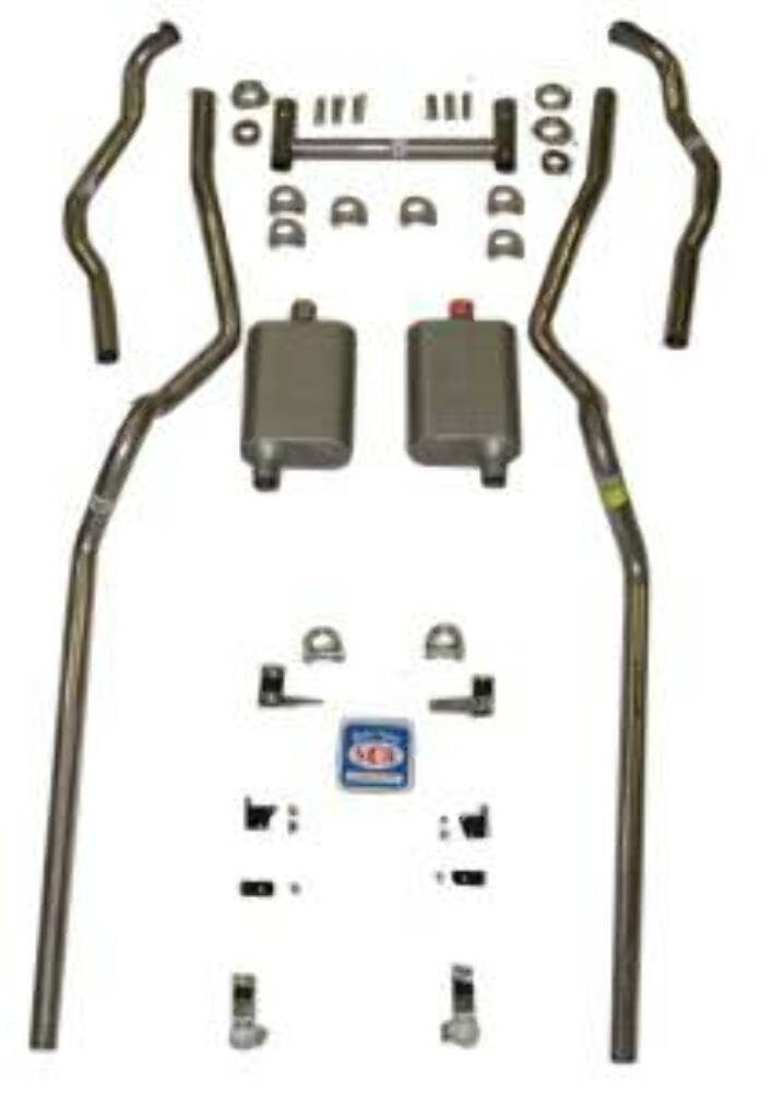 Fits 1955 - 1957 Chevrolet Full Size Exhaust System 63060