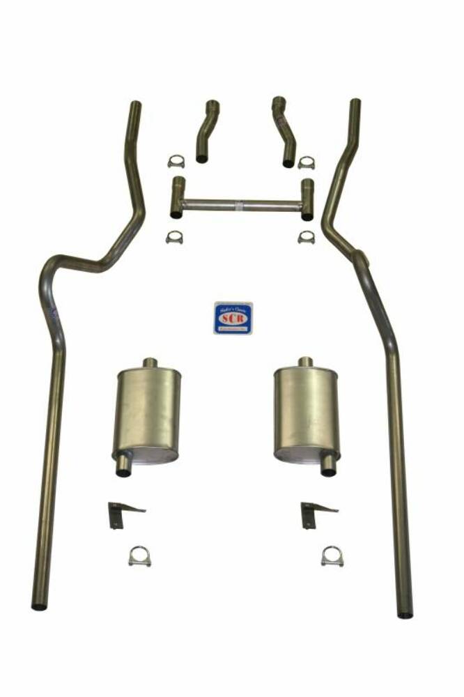 Fits 1955 - 1957 Chevrolet Full Size Exhaust System 63063