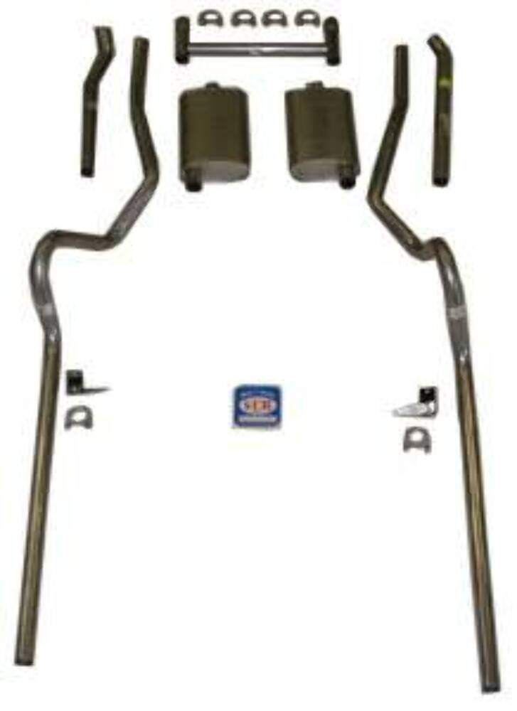 Fits 1955 - 1957 Chevrolet Full Size Exhaust System 63069