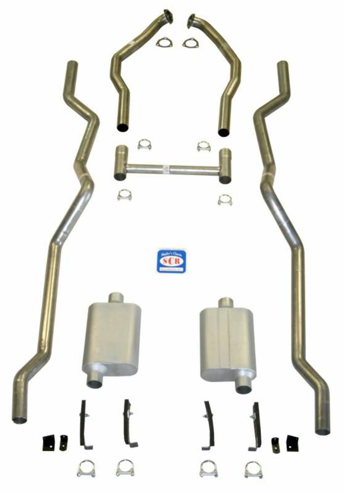 Fits 1955 - 1957 Chevrolet Full Size Exhaust System 63079